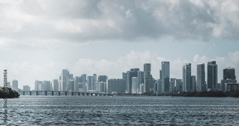 skyline miami usa cityscape miami Florida