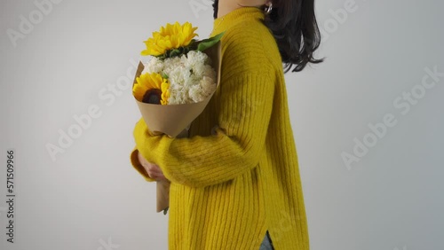 Gift of flowers for a latin girl photo