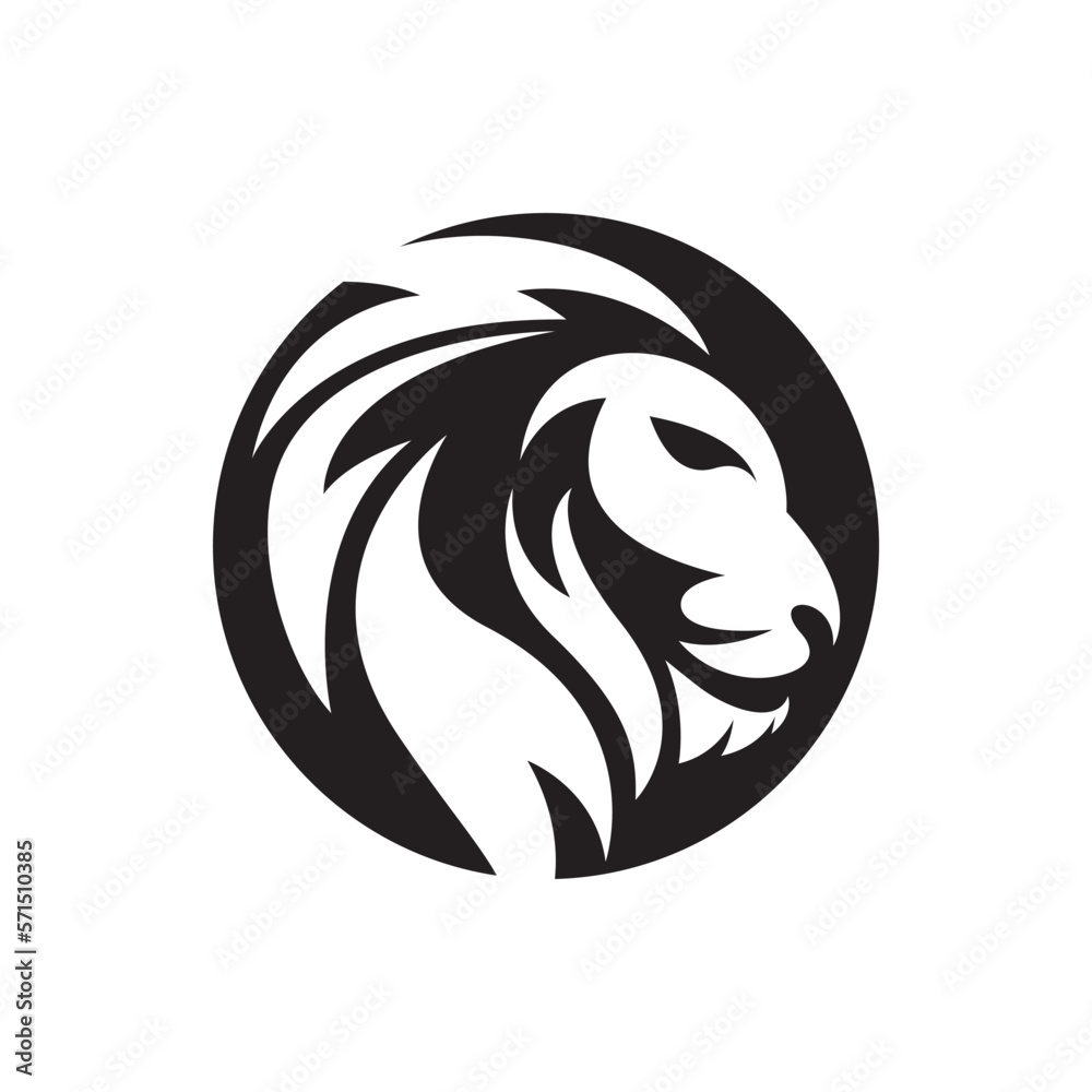 Lion head logo images illustration Lion head logo images illustration