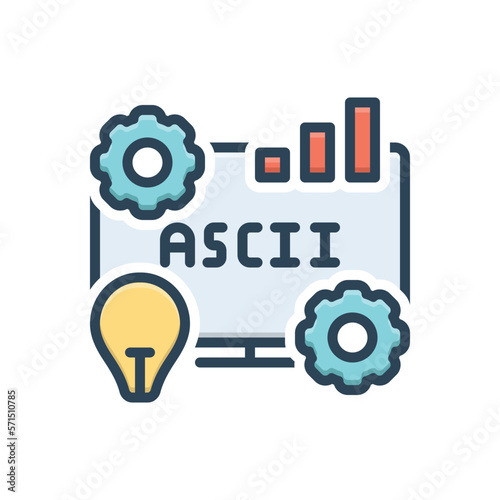 Color illustration icon for 