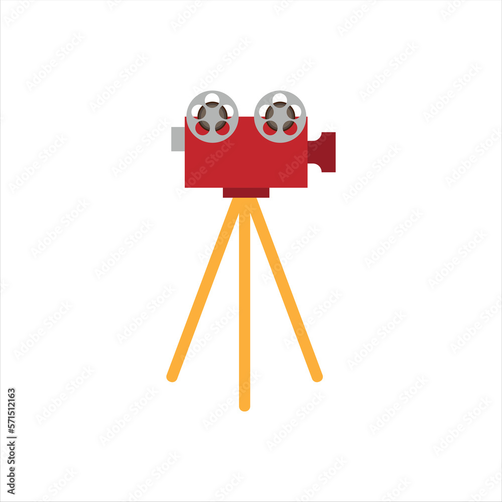 Obraz premium Evening Entertainment Movies Icon Vector