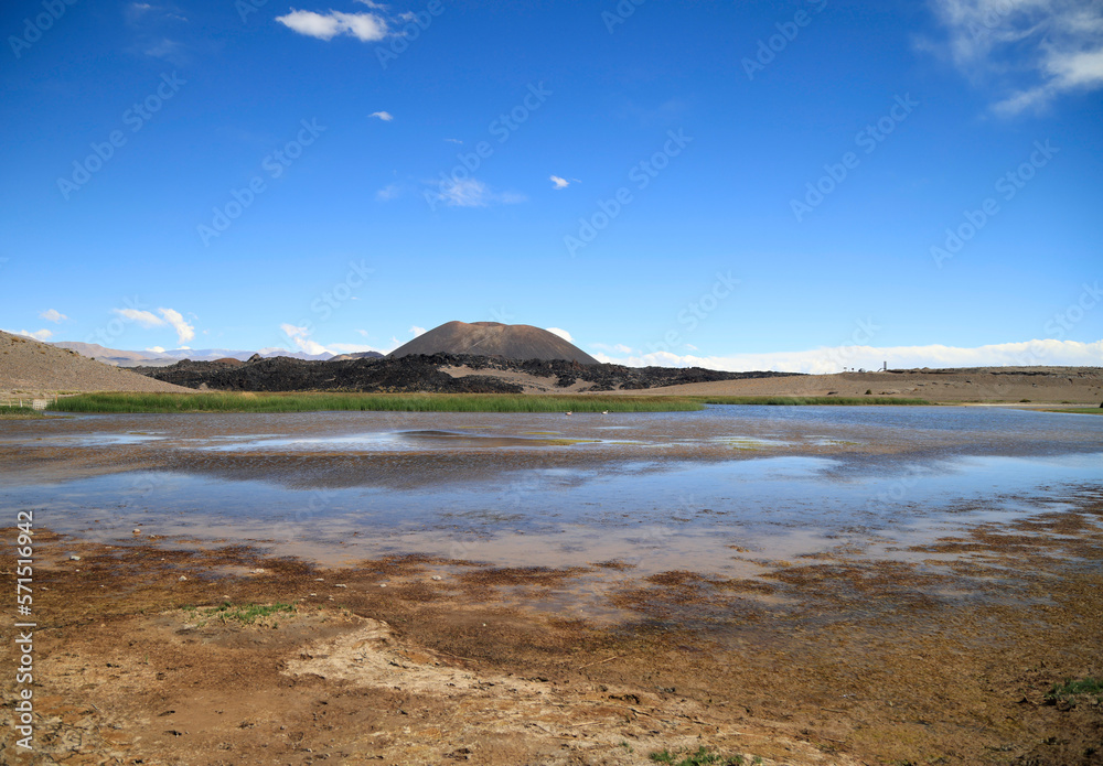 Lagoon near Antofagasta Volcano, Argentina Lagoon near Antofagasta Volcano, Argentina