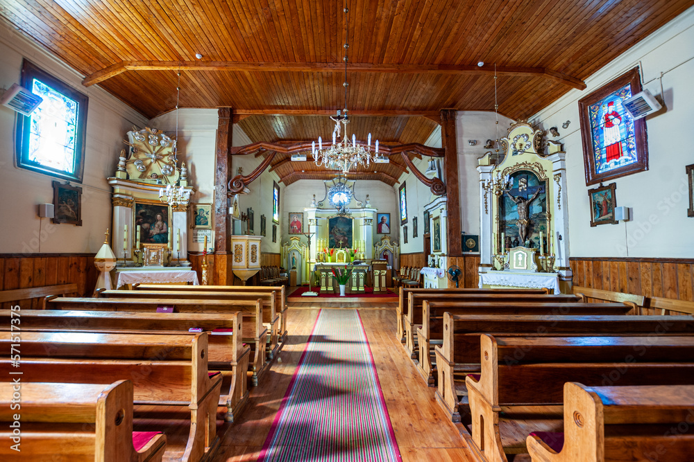 Wooden Church of St. Mary Magdalene in Łęgonice Małe, Masovian Voivodeship, Poland