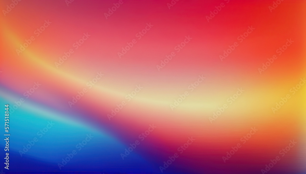 Abstract blurred pastel color gradient background. Generative AI illustration.