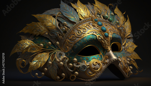 Maschera di Carnevale. Ai generated