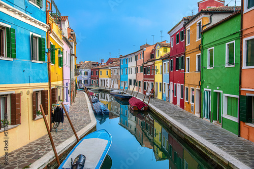 The famous Colorful houses in Burano, Venice © Karl Allen Lugmayer