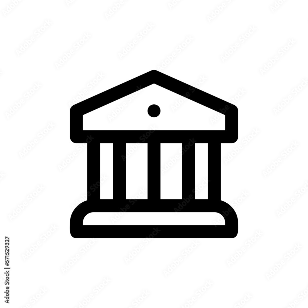 bank line icon bank line icon