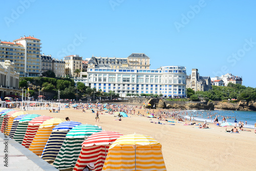 Schilderij op canvas Biarritz - Côtes Basque - Sud Ouest de la France