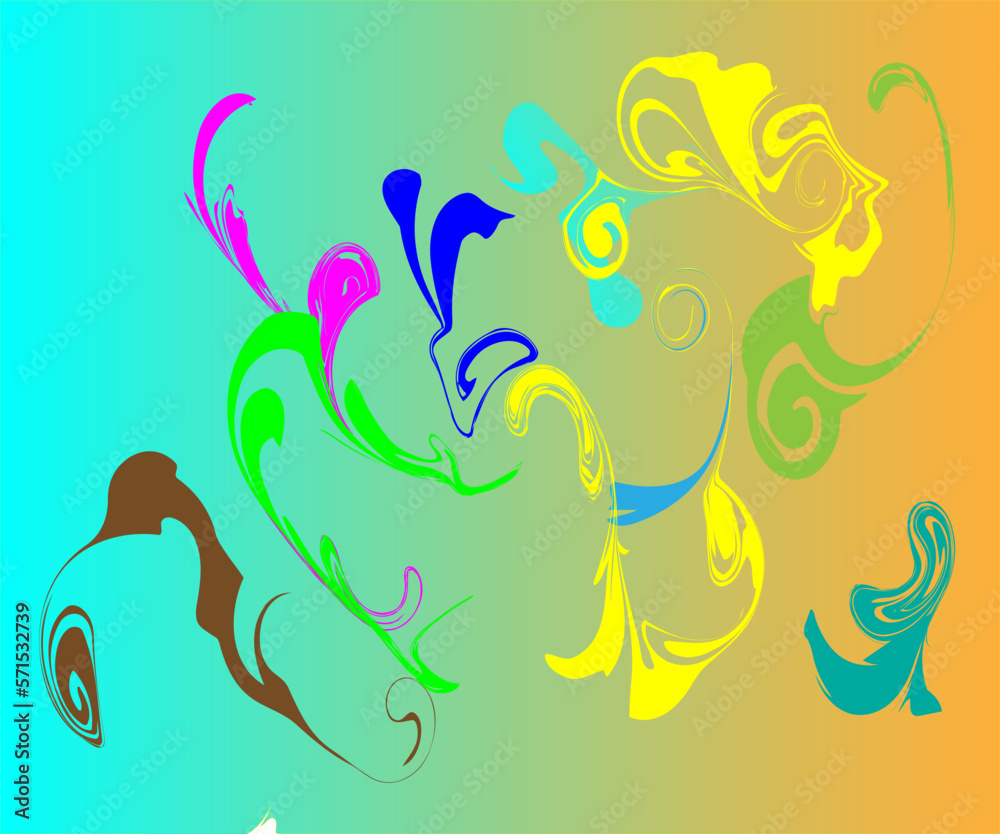 Obraz premium wave background