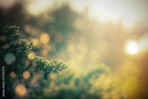 natural background that s hazy  bokeh nature background . Generative AI