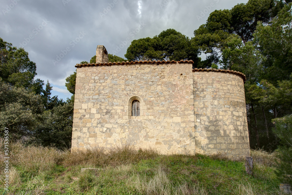 La chapelle Saint Martin de Caux à Mèze dans le département de l'Hérault - Région Occitanie