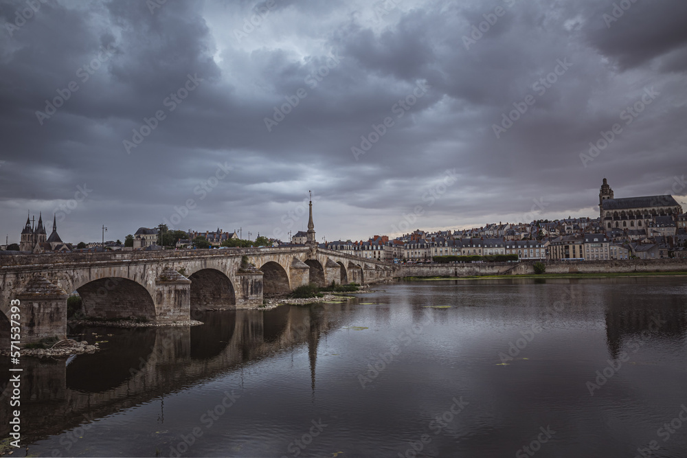 view of the river, Blois, Loire