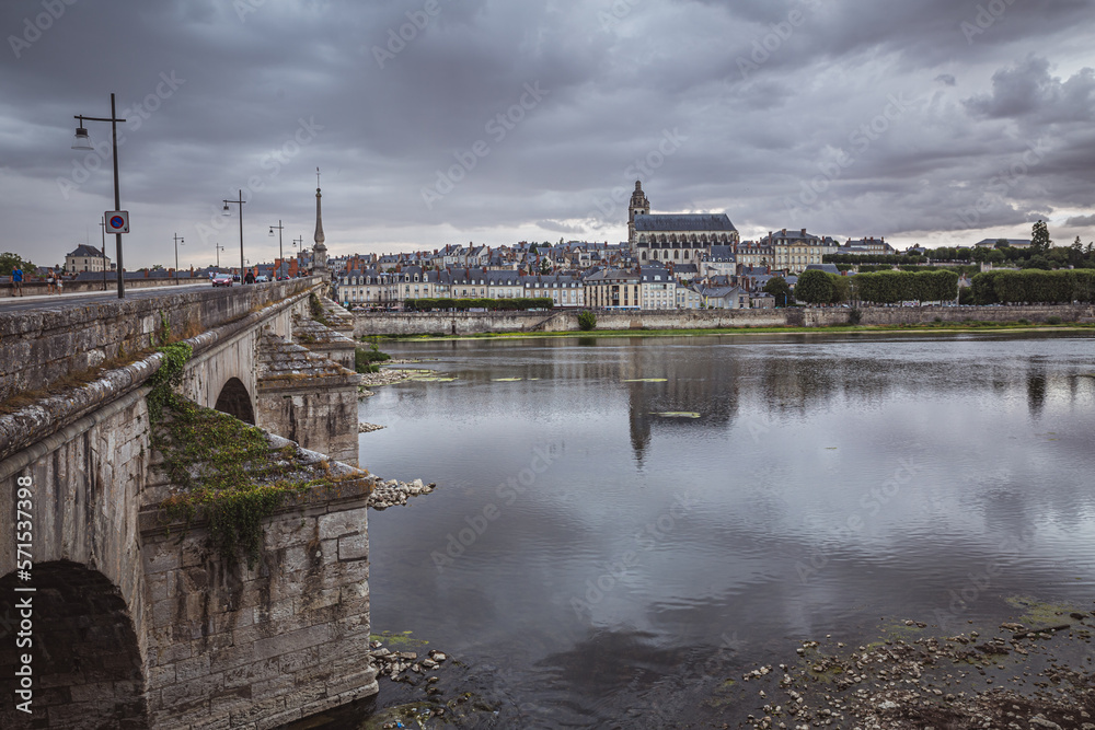 view of the river, Blois, Loire