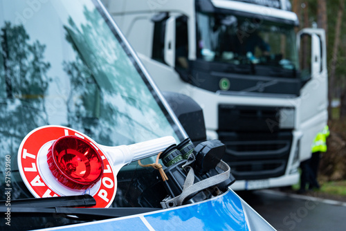 Polizei, Verkehrskontrolle