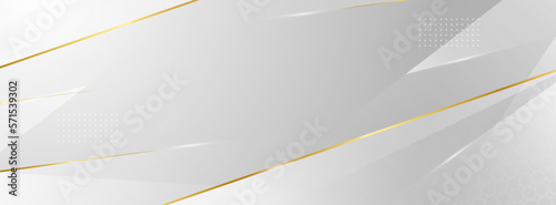 background banners. colorful.gray gradation and gold line combination esp 10