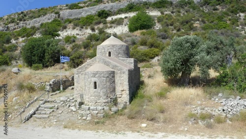 Agios Georgios medieval Church. Kantou, Limassol District, Cyprus photo