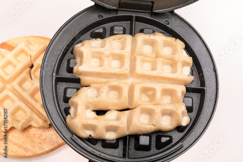 waffles on a plate