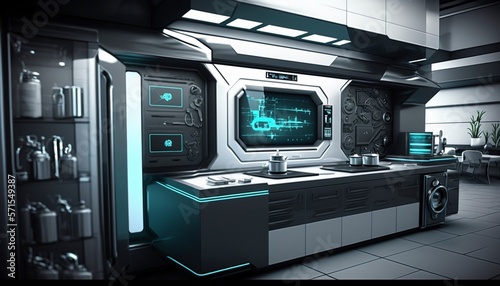 Futuristic Kitchen Design - The Future of Cyber Cooking