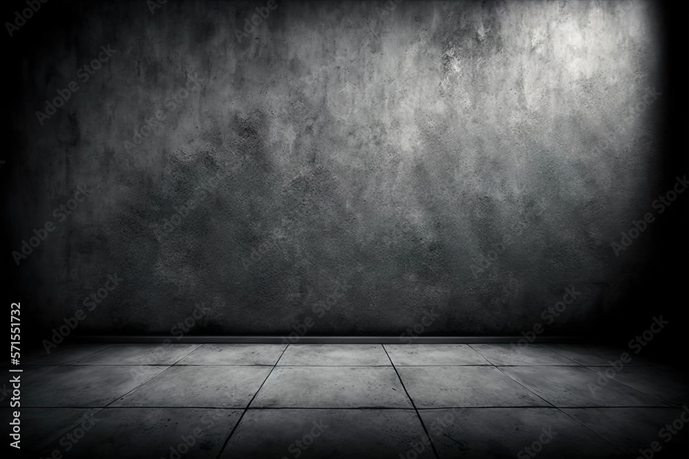 The texture of old gray concrete wall for background generated by AI The texture of old gray concrete wall for background generated by AI