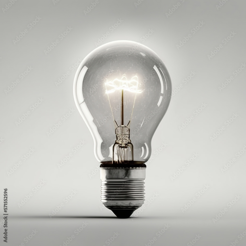 Lightbulb - generated by Generative AI Lightbulb - generated by Generative AI