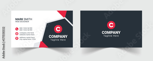 Corporate business card template, Modern business card design template, Clean professional business card template, visiting card, business card template.