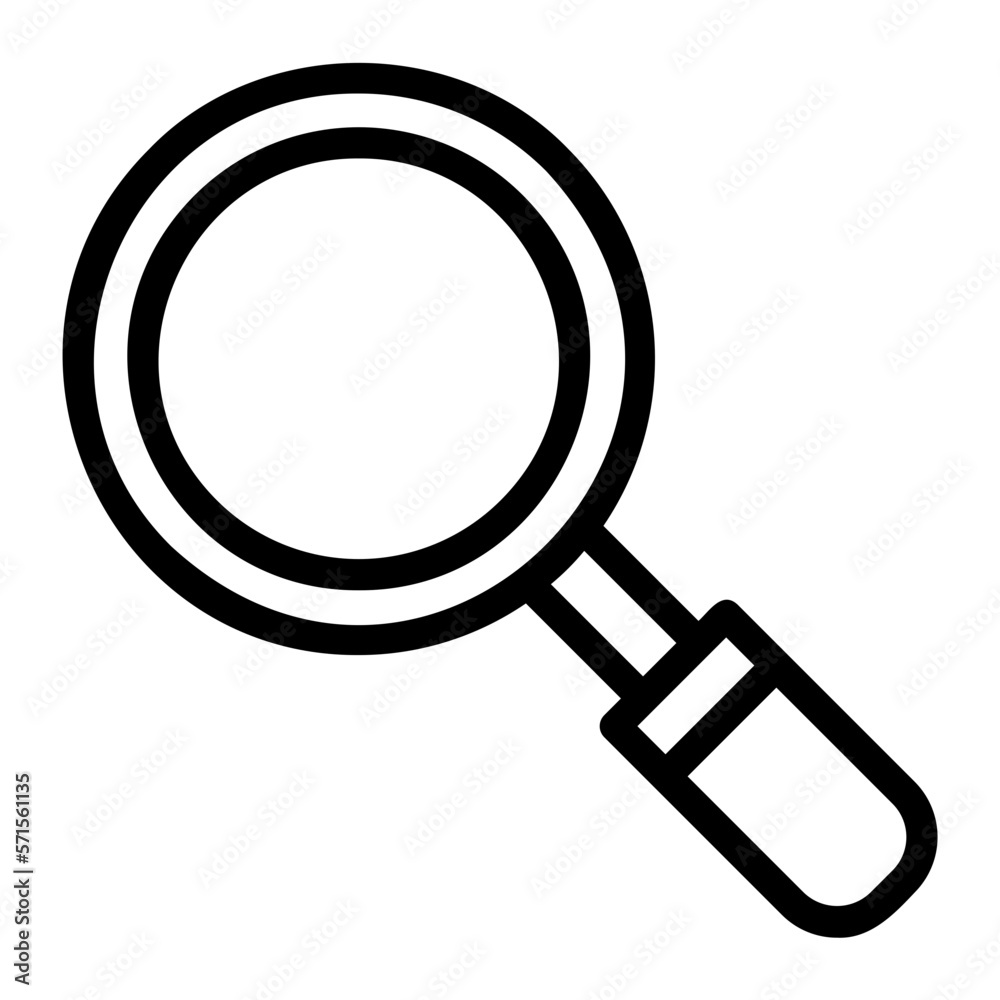 investigation line icon investigation line icon