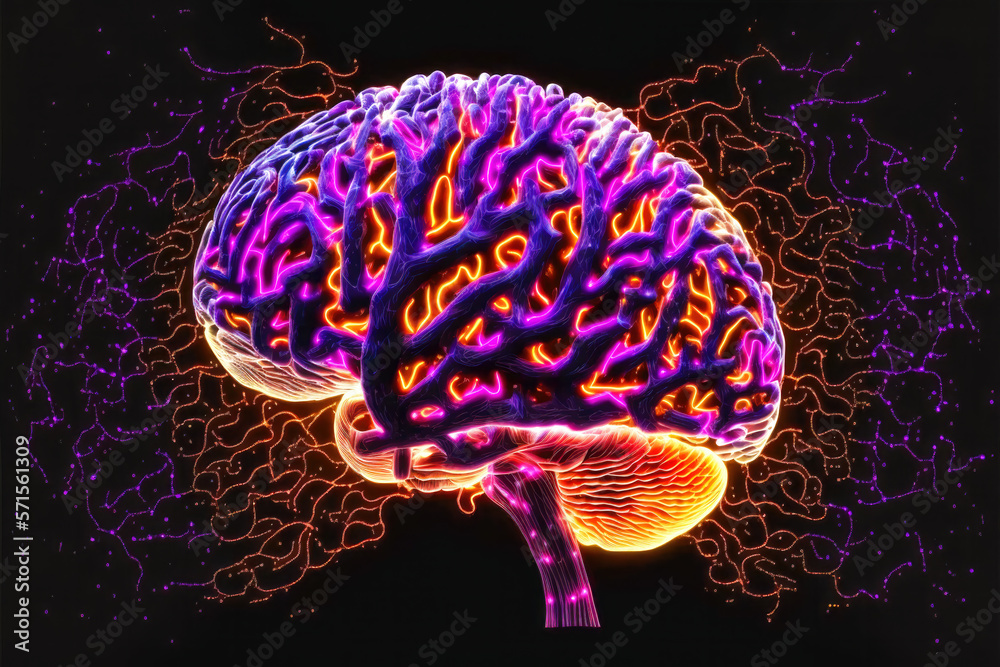 Neural Network, AI Concept Abstract Background. Created with Generative AI Technology Neural Network, AI Concept Abstract Background. Created with Generative AI Technology