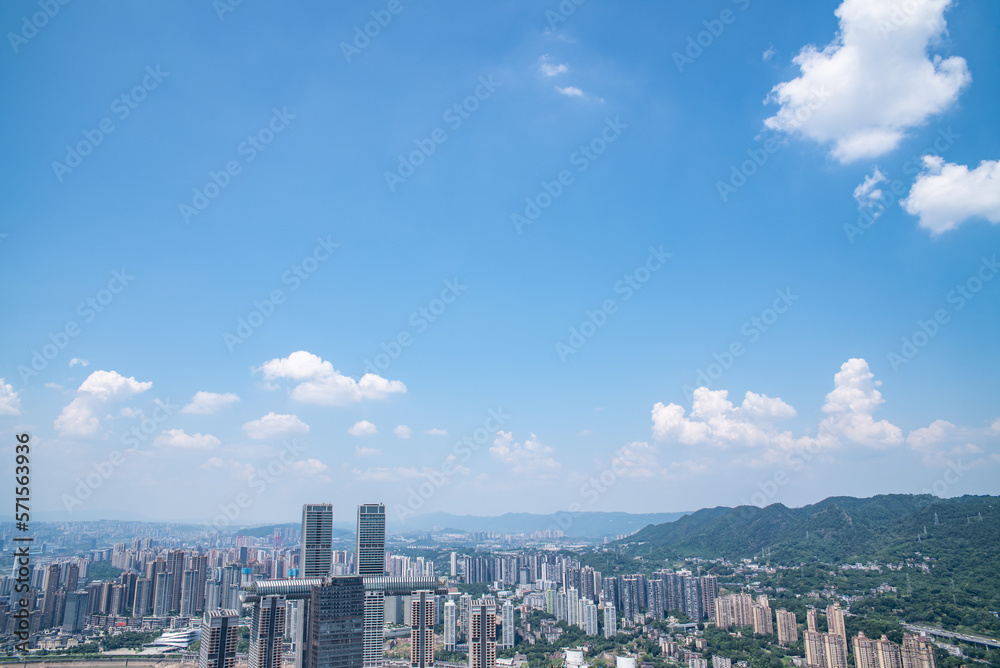 China Chongqing city skyline scenery
