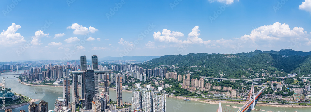 Fototapeta premium Panorama of Chongqing City Scenery, China