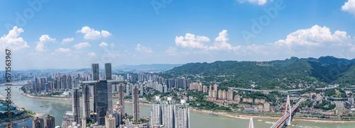 Panorama of Chongqing City Scenery, China © Lili.Q