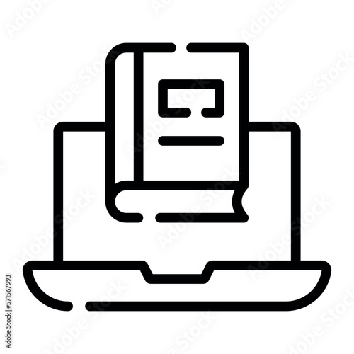 A digital library, also called an online library 