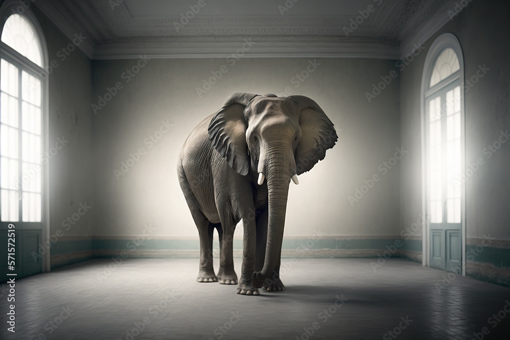 The elephant in the room - no one wants to talk about this obvious inconvenience. Ignore notice and don't take facts