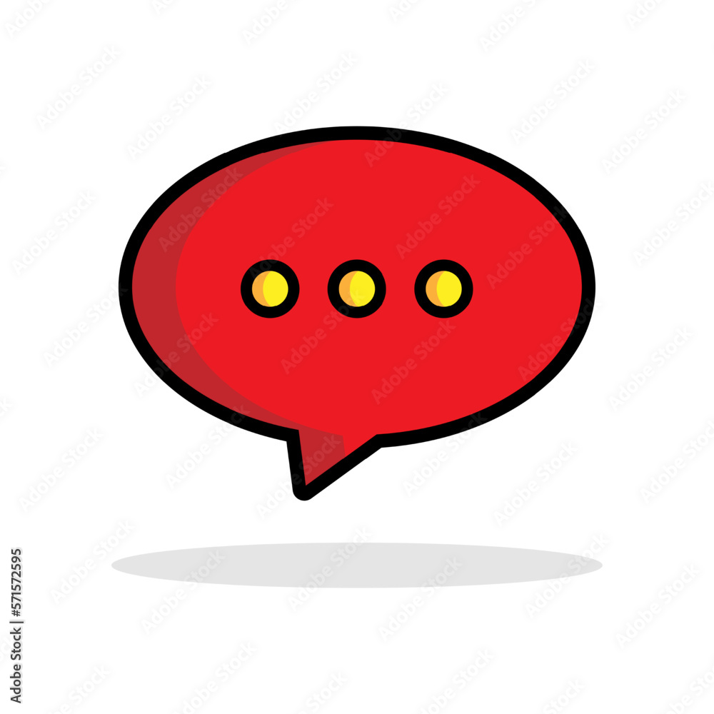 Message in the chat. Chatting online. Speech bubble. New message. Online dialog. Vector image Message in the chat. Chatting online. Speech bubble. New message. Online dialog. Vector image