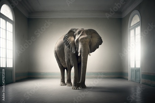The elephant in the room - no one wants to talk about this obvious inconvenience. Ignore notice and don't take facts photo