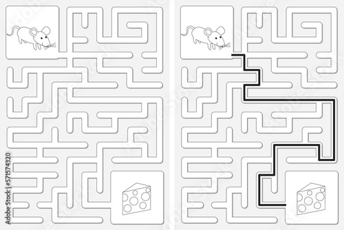 Easy little mouse maze