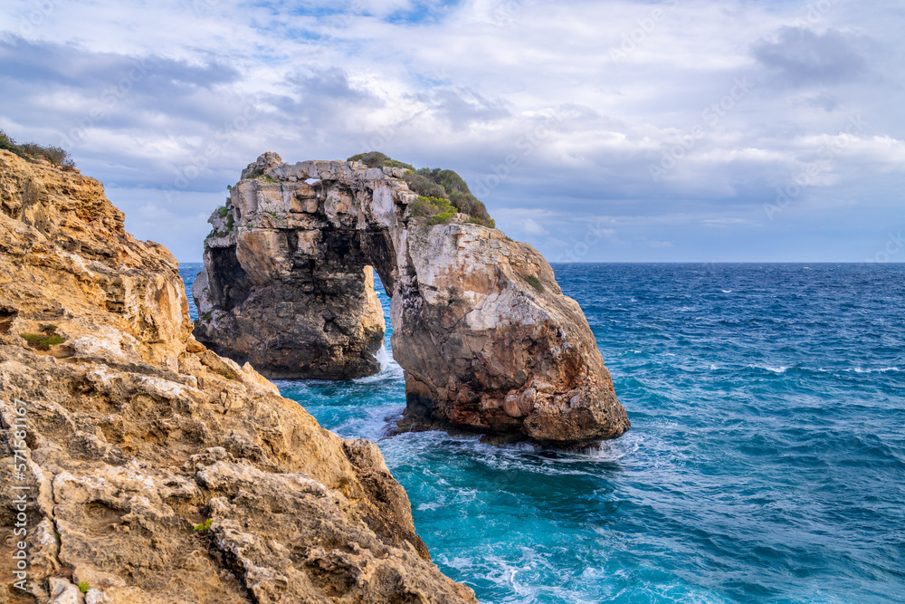 Es Pontas | Felsen Tor Mallorca Mittelmeer Küste