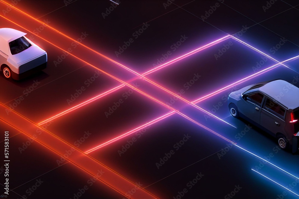 ev motor vs engine electric power and gasoline power isometric. Generative AI Stock Illustration