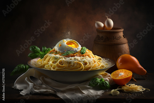 Delicious carbonara, generative ai