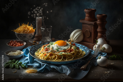 Delicious carbonara, generative ai