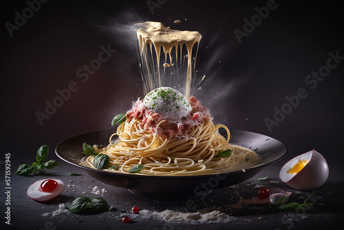 Delicious carbonara, generative ai