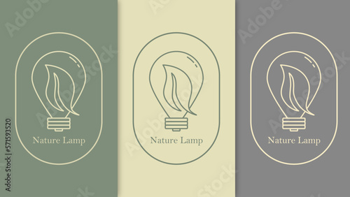 Nature lamp logo