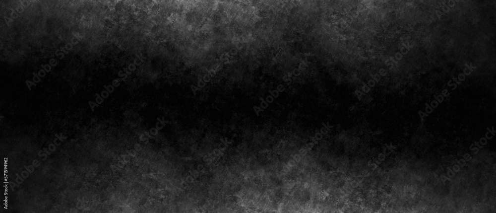 Abstract gray color grunge texture with black color center background