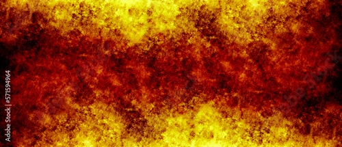 Abstract fire theme background with red orange and yellow colors grunge texture