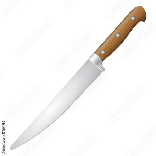 cutlet Knife vector Object Illustration