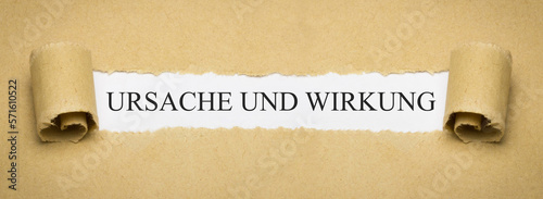 Ursache und Wirkung photo