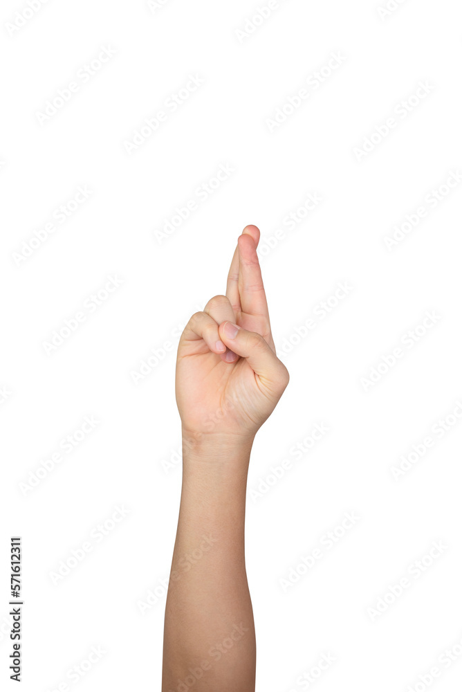 Man hand gesture isolated on white background Man hand gesture isolated on white background