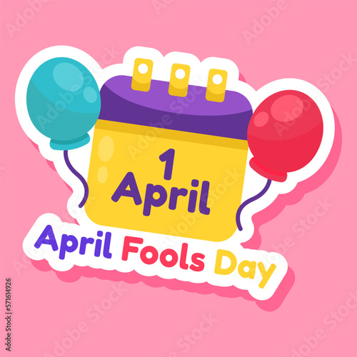 The Aprill Fools Day Sticker
