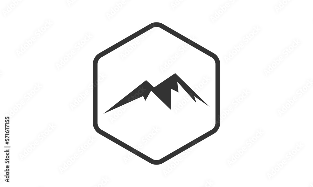 Mountain Logo Design Template Inspiration, Vector Illustration. Mountain Logo Design Template Inspiration, Vector Illustration.