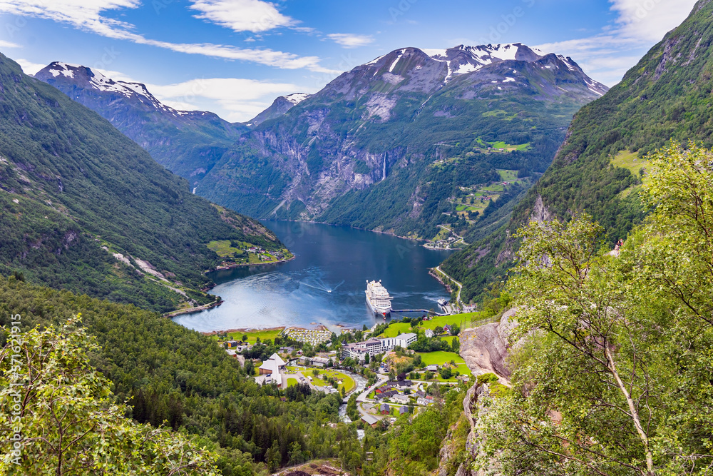 The Norwegian fjord Geiranger