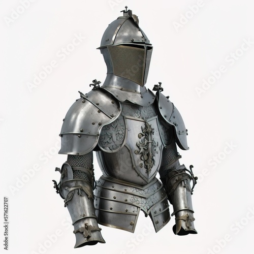 Medieval armor iron war suit